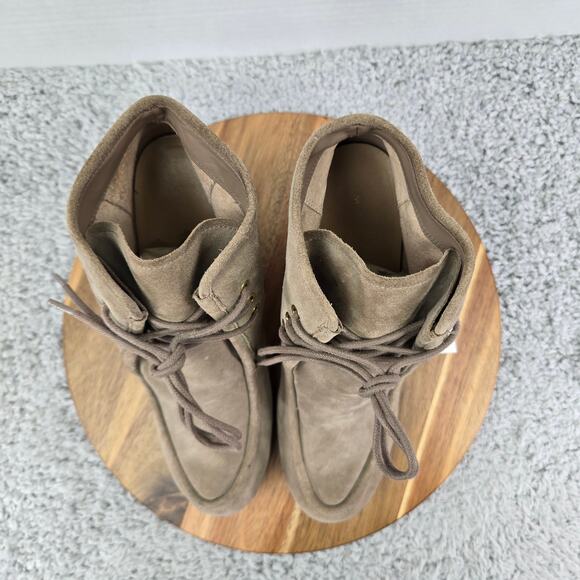 Michael Kors Rory Tan Suede Casual Lifestyle Daily Wedge Bootie Womens 10 M - Picture 7 of 13